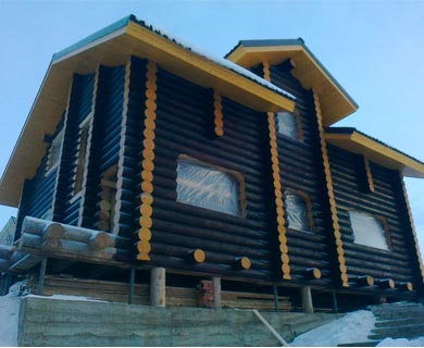 Фото деревянных домов из бревна снаружи (76 фото)
