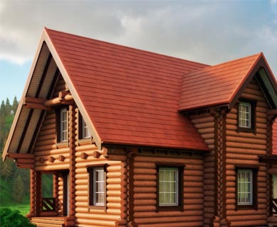 виды крыш деревянных домов