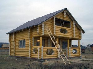 проекты домов из бревна